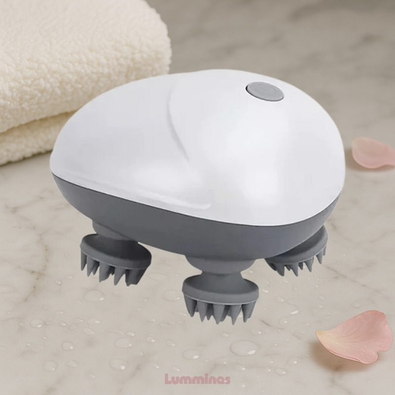 Massageador Elétrico para Couro Cabeludo e Corpo - Aluma