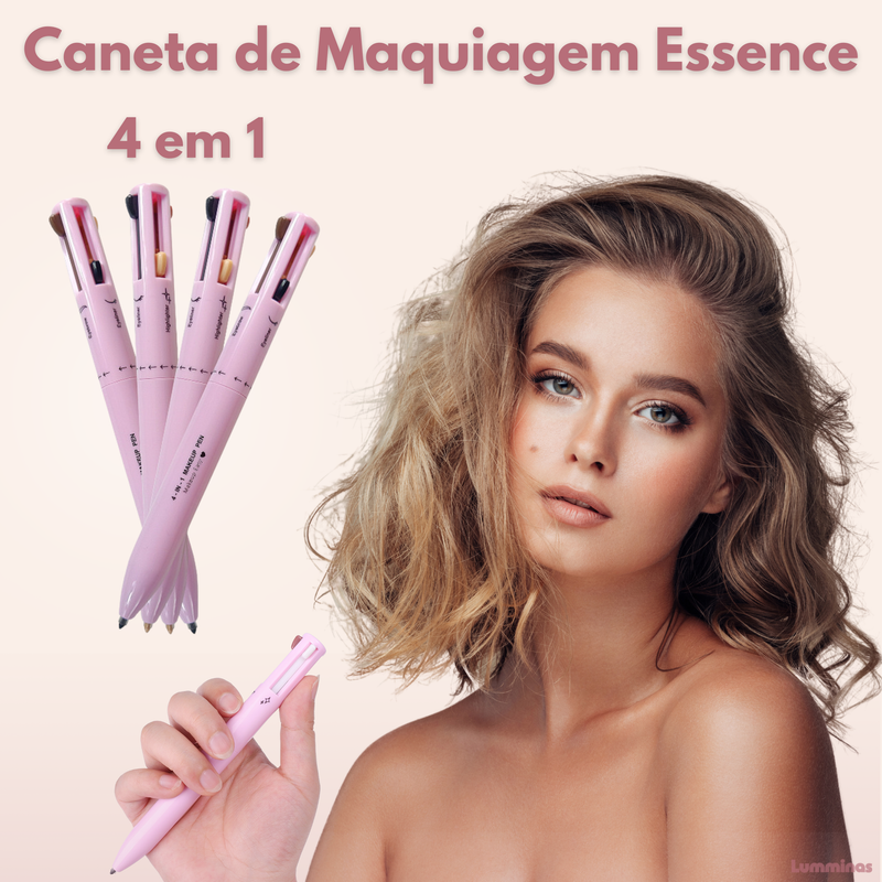 Caneta de Maquiagem para Retoque Rápido 4 em 1 | Prática | Portátil - Essence™️