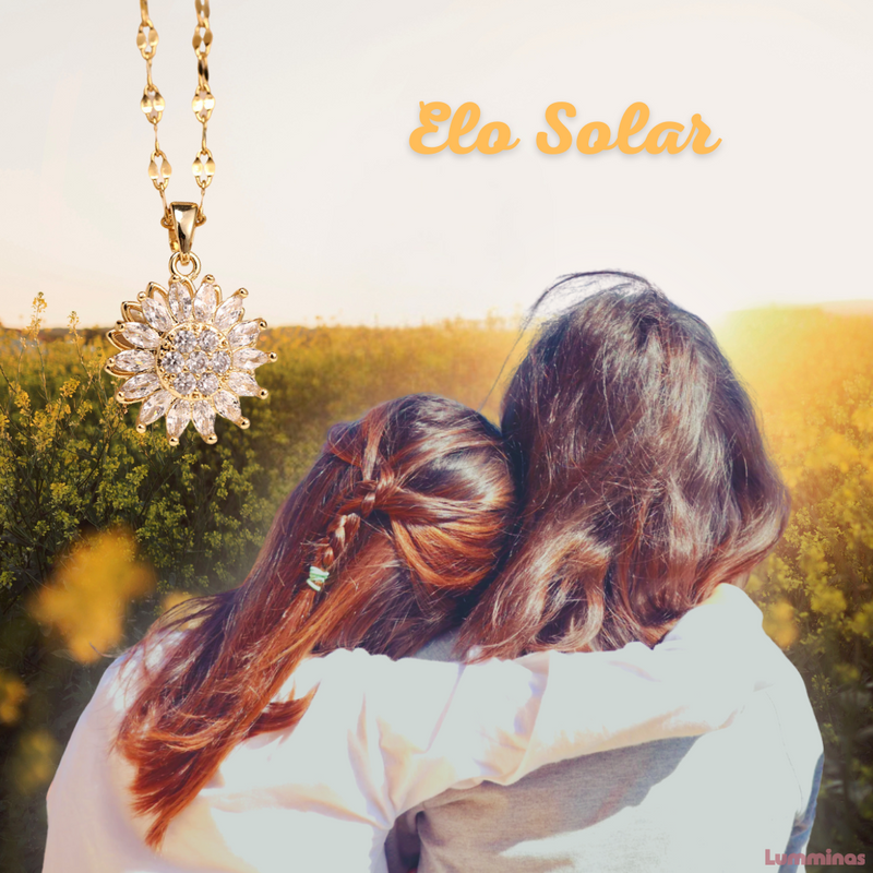 Colar Girassol Elo Solar™️ – O presente perfeito para quem ilumina sua vida!