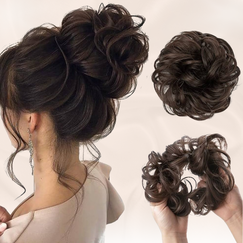 Coque Capilar Feminino para Penteados Rápidos com Volume Natural – Bulky Hair™
