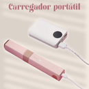 Chapinha Sem Fio Portátil GlamHair – Alisador de Cabelo Recarregável com Placas de Cerâmica