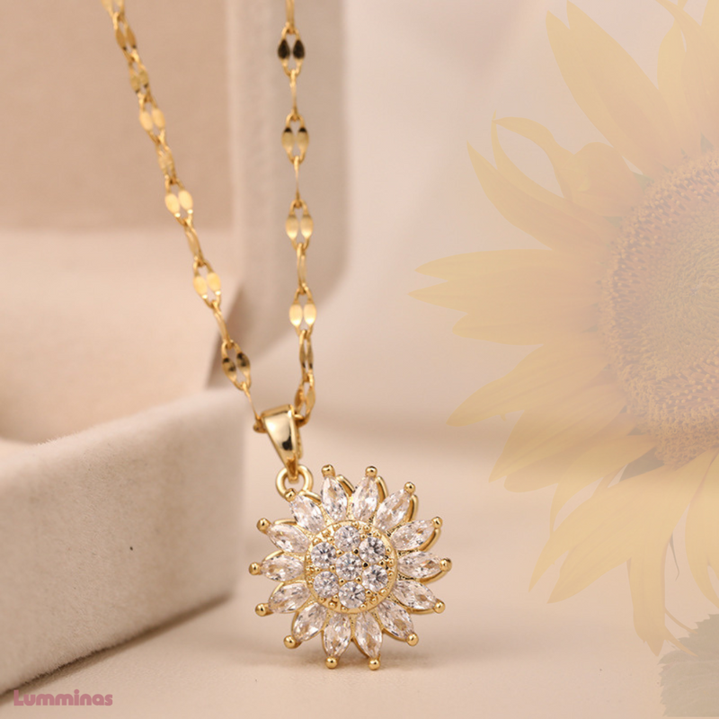 Colar Girassol Elo Solar™️ – O presente perfeito para quem ilumina sua vida!