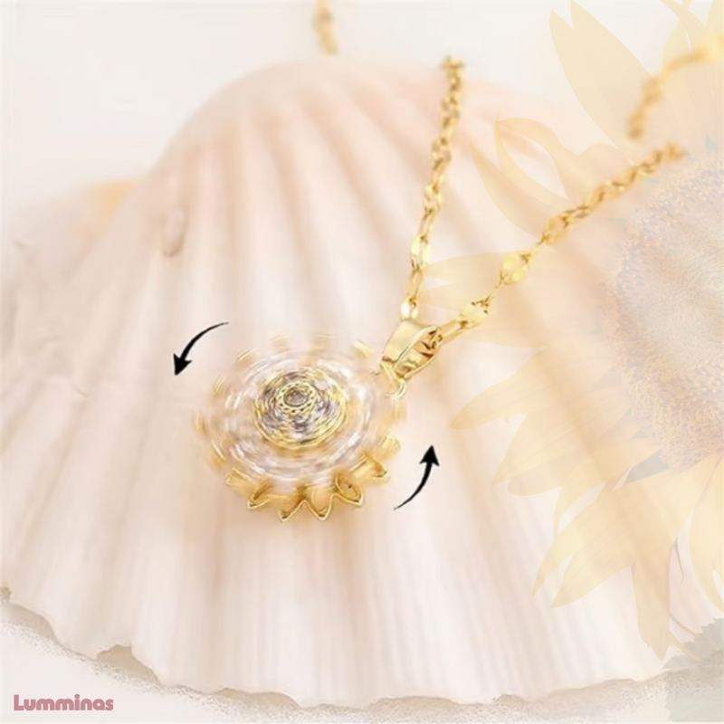Colar Girassol Elo Solar™️ – O presente perfeito para quem ilumina sua vida!