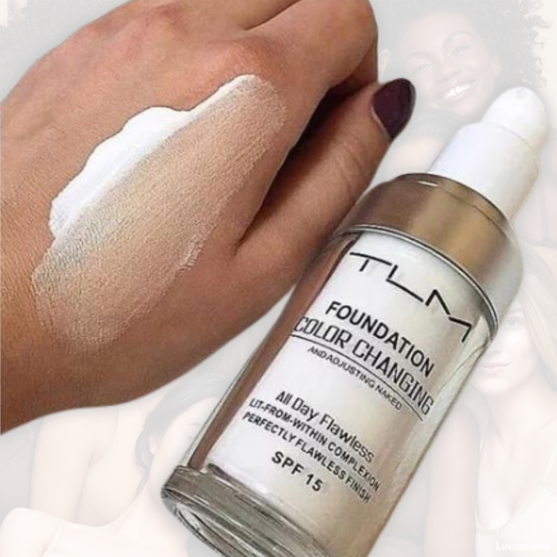 Base Líquida TLM Glow pH Adaptável com FPS 15 – Hidrata, Ilumina e Uniformiza para Todos os Tipos de Pele