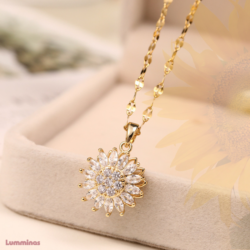 Colar Girassol Elo Solar™️ – O presente perfeito para quem ilumina sua vida!