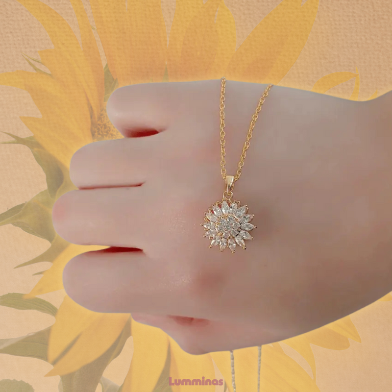 Colar Girassol Elo Solar™️ – O presente perfeito para quem ilumina sua vida!