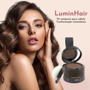 Maquiagem Capilar em Pó para Cobrir Cabelos Brancos e Falhas – Resistente à Água – LuminHair