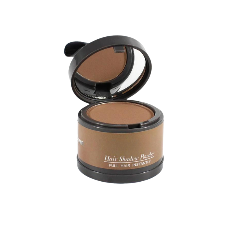 Maquiagem Capilar em Pó para Cobrir Cabelos Brancos e Falhas – Resistente à Água – LuminHair