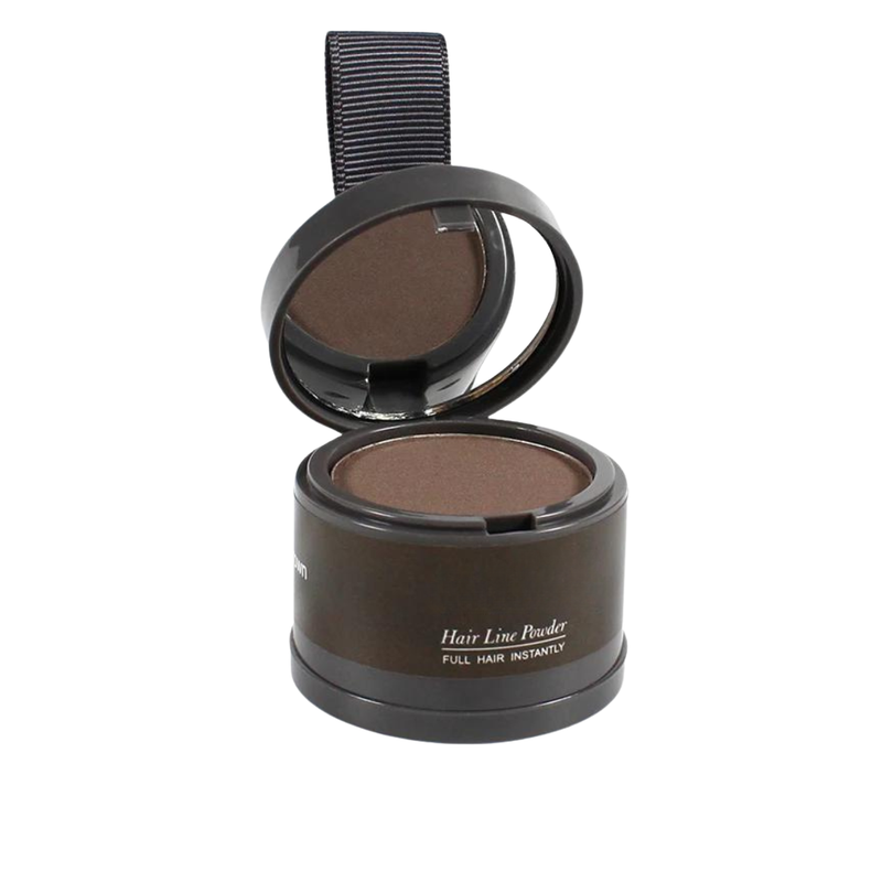 Maquiagem Capilar em Pó para Cobrir Cabelos Brancos e Falhas – Resistente à Água – LuminHair